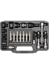YATO YT-04211 Generátor javító készlet 22 részes 1/2 col CrV