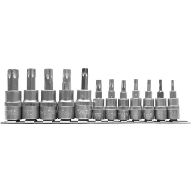 YATO YT-04331 Bithegy dugófejjel Torx 12 r. (1/4 col L=37mm T8-T30, 3/8 col L=48mm T40-T55)