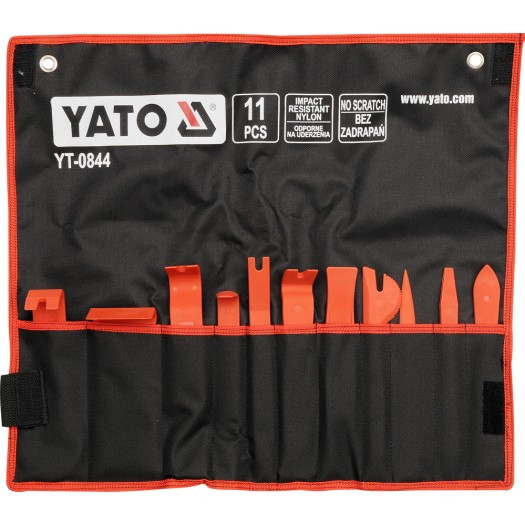 Yato YT 0844 Set 11 Pezzi Per Rimozione Pannelli Auto | Leve Per Montaggio E Smontaggio | Utensili Professionali Per Officina - 2