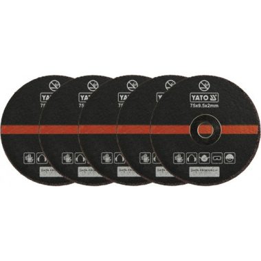 YATO YT-0994 Vágókorong 75x9,5x2mm (YT-0993-hoz) 5db/CS