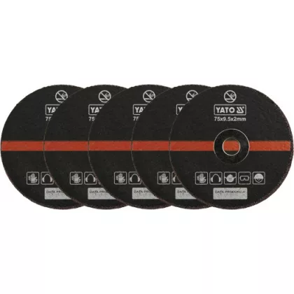 YATO YT-0994 Vágókorong 75x9,5x2mm (YT-0993-hoz) 5db/CS