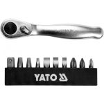 YATO YT-14390 Racsnis csavarbehajtó bit készlet 11 részes