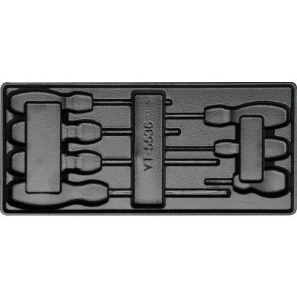   YATO YT-55361 Fiókbetét szerszámok nélkül szerszámkocsihoz YT-5536 csavarhúzó készlethez