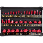 YATO YT-6803 Felsőmaró készlet 35r. alu kofferben