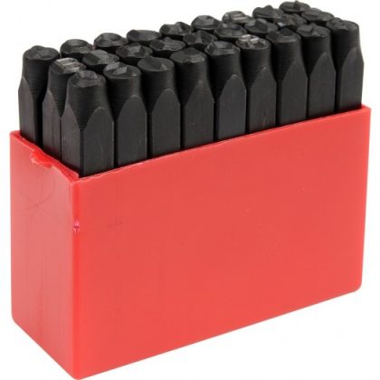 YATO YT-6862 Betűbeütő klt. 6mm 27 részes