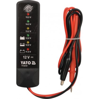 YATO YT-83101 Akkuteszter 12V CCA 150-1400 Ah
