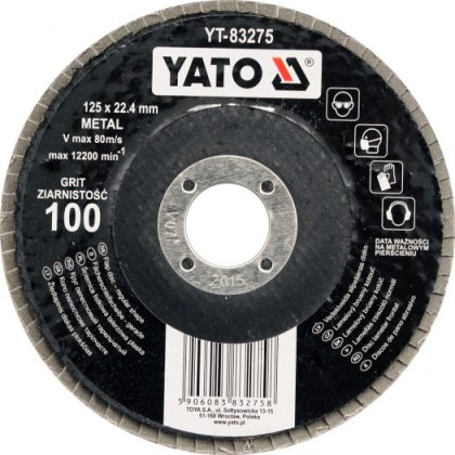YATO YT-83274 Lamellás csiszoló 125/80