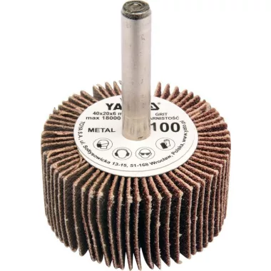 YATO YT-83353 Csapos lamellás, legyező csiszoló P80 40x20x6 mm