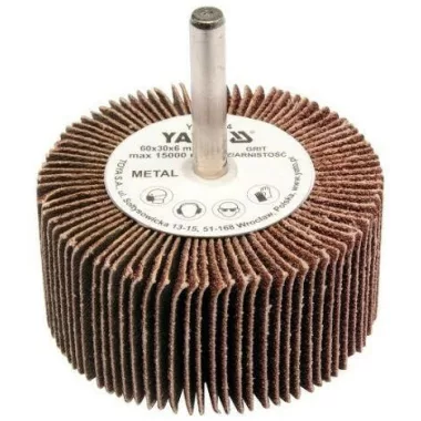 YATO YT-83363 Csapos lamellás, legyező csiszoló P80 60x30x6 mm