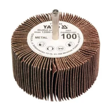 YATO YT-83382 Csapos lamellás, legyező csiszoló P60 80x40x6 mm