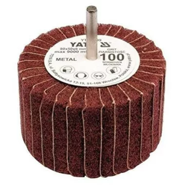 YATO YT-83399 Csapos lamellás, legyező csiszoló P100 80x50x6 mm