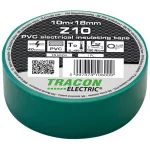   TRACON Z10 Szigetelőszalag, zöld 10m×18mm, PVC, 0-90°C, 40kV/mm