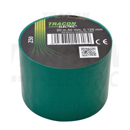   TRACON Z50 Szigetelőszalag, zöld 20m×50mm, PVC, 0-90°C, 40kV/mm