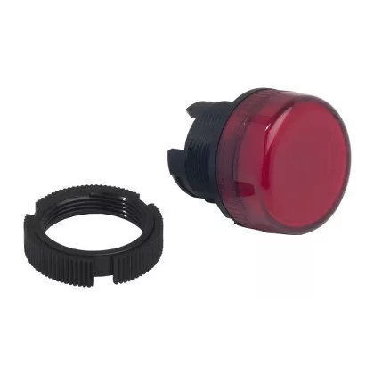   SCHNEIDER ZA2BV04 Búra izzóhoz, rögzítőgyűrűvel, piros