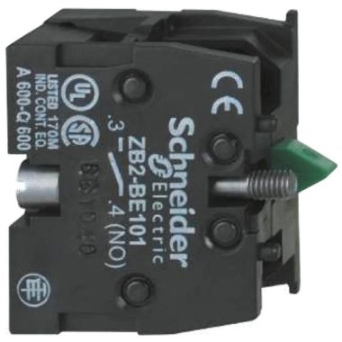 SCHNEIDER ZB2BE101 Szimpla, 1-sebességes , lassú kioldású, N/O