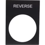   SCHNEIDER ZB2BY2306 Felirati címke "REVERSE" felirattal