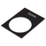   SCHNEIDER ZB2BY2308 Felirati címke "DOWN" felirattal