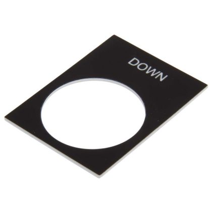   SCHNEIDER ZB2BY2308 Felirati címke "DOWN" felirattal