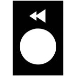 SCHNEIDER ZB2BY2906 Felirati címke jelölés:le