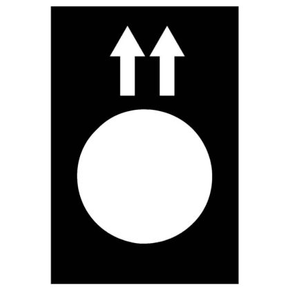 SCHNEIDER ZB2BY2911 Jelölőlap jelölés: balra