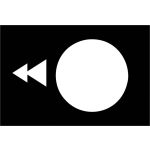 SCHNEIDER ZB2BY2912 Felirati címke jelölés: balra