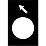 SCHNEIDER ZB2BY2916 Felirati címke jelölés: hátra