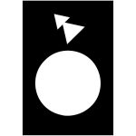 SCHNEIDER ZB2BY2918 Felirati címke jelölés: hátra