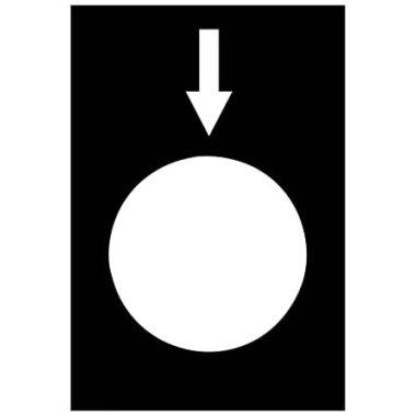 SCHNEIDER ZB2BY2954 Felirati címke jelölés: le