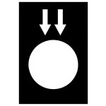 SCHNEIDER ZB2BY2955 Felirati címke jelölés: le