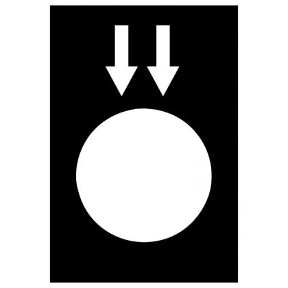 SCHNEIDER ZB2BY2955 Felirati címke jelölés: le