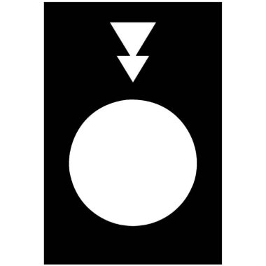 SCHNEIDER ZB2BY2956 Felirati címke jelölés: le