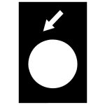 SCHNEIDER ZB2BY2966 Felirati címke jelölés: hátra