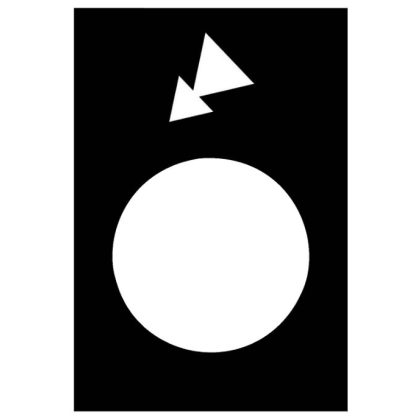 SCHNEIDER ZB2BY2968 Jelölőlap jelölés: hátra