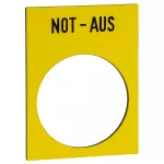 SCHNEIDER ZB2BY420001 Jelölőlap