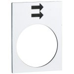   SCHNEIDER ZB2BY4902 Felirati címke "MONTEE OU DROITE GV"