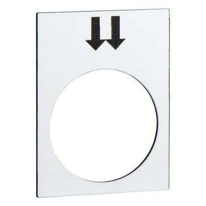 SCHNEIDER ZB2BY4908 Felirati címke jelölés: jobbra