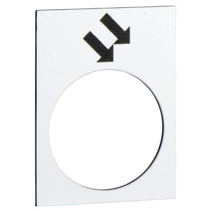 SCHNEIDER ZB2BY4914 Felirati címke jelölés: előre