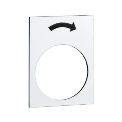 SCHNEIDER ZB2BY4919 Felirati címke jelölés jobbra forg.