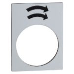 SCHNEIDER ZB2BY4920 Felirati címke jelölés:jobbra forg.