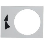 SCHNEIDER ZB2BY4921 Felirati címke jelölés, jobbra forgó