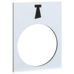 SCHNEIDER ZB2BY4932 Felirati címke jelölés: alarme