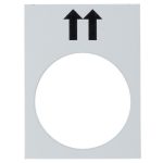 SCHNEIDER ZB2BY4952 Felirati címke jelölés: fel