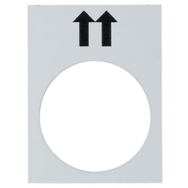 SCHNEIDER ZB2BY4952 Felirati címke jelölés: fel