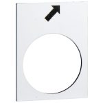 SCHNEIDER ZB2BY4963 Felirati címke jelölés: előre