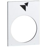 SCHNEIDER ZB2BY4965 Jelölőlap jelölés: előre