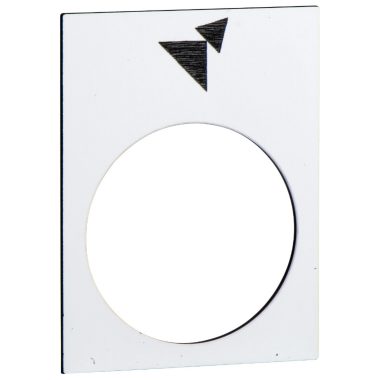 SCHNEIDER ZB2BY4965 Jelölőlap jelölés: előre