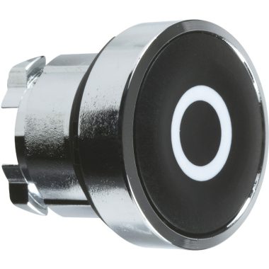 SCHNEIDER ZB4BA232 Nyomógombfej jelölt fedőlappal, fekete