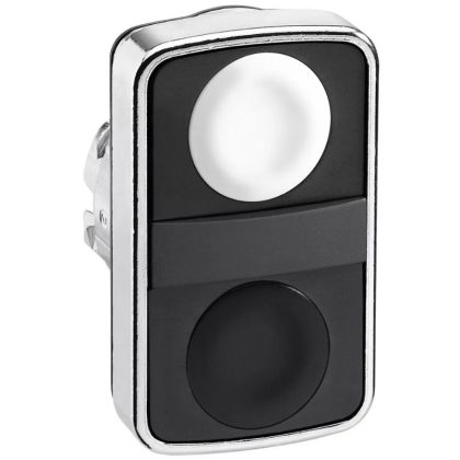 SCHNEIDER ZB4BA7120 Fém duplafejű nyomógomb