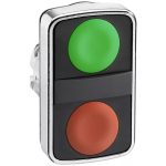 SCHNEIDER ZB4BA7340 Fémfejű dupla nyomógomb