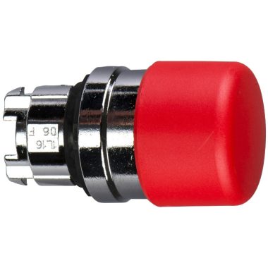 SCHNEIDER ZB4BC44 Gomba nyomogombfej, piros